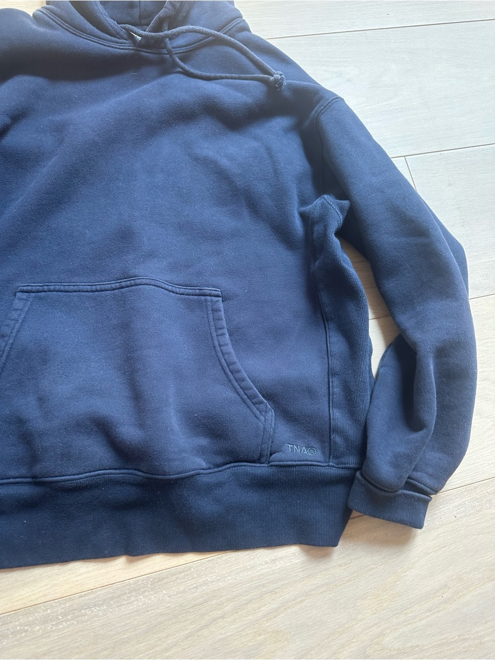 TNA Navy Blue Pullover Hoodie - Picture 2 of 5